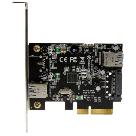 Startech.Com 2Port PCI Express USB 3.1 Gen 2 Card -Ext & Int Ports 10Gbps PEXUSB311EI